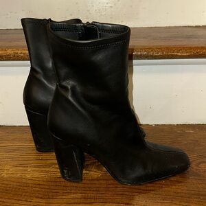 Steve Madden Black Heeled Boots